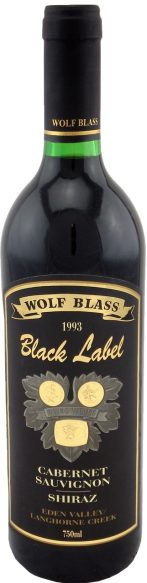 Wolf Blass Black Label Cabernet Sauvignon Shiraz 1993